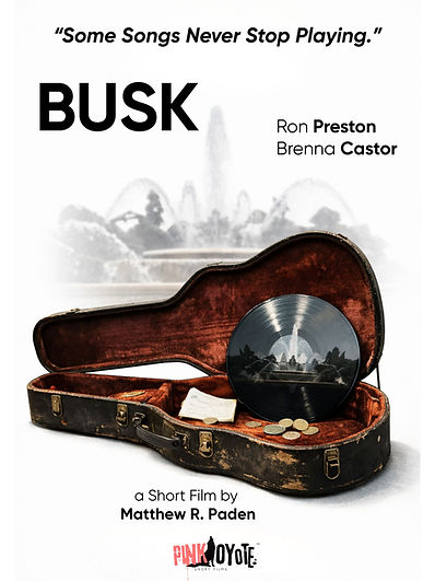 Poster design for a short screenplay/film by Matthew R. Paden
