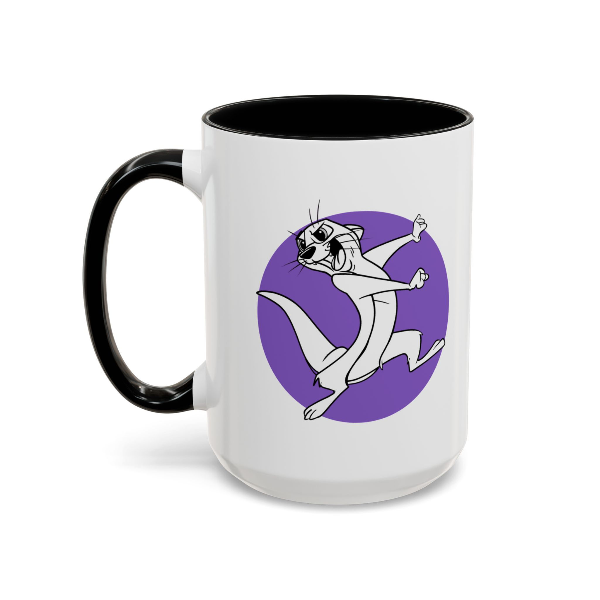 Otter Mug - Accent Color - (15oz) Ceramic