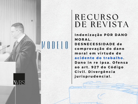 MODELO RECURSO DE REVISTA