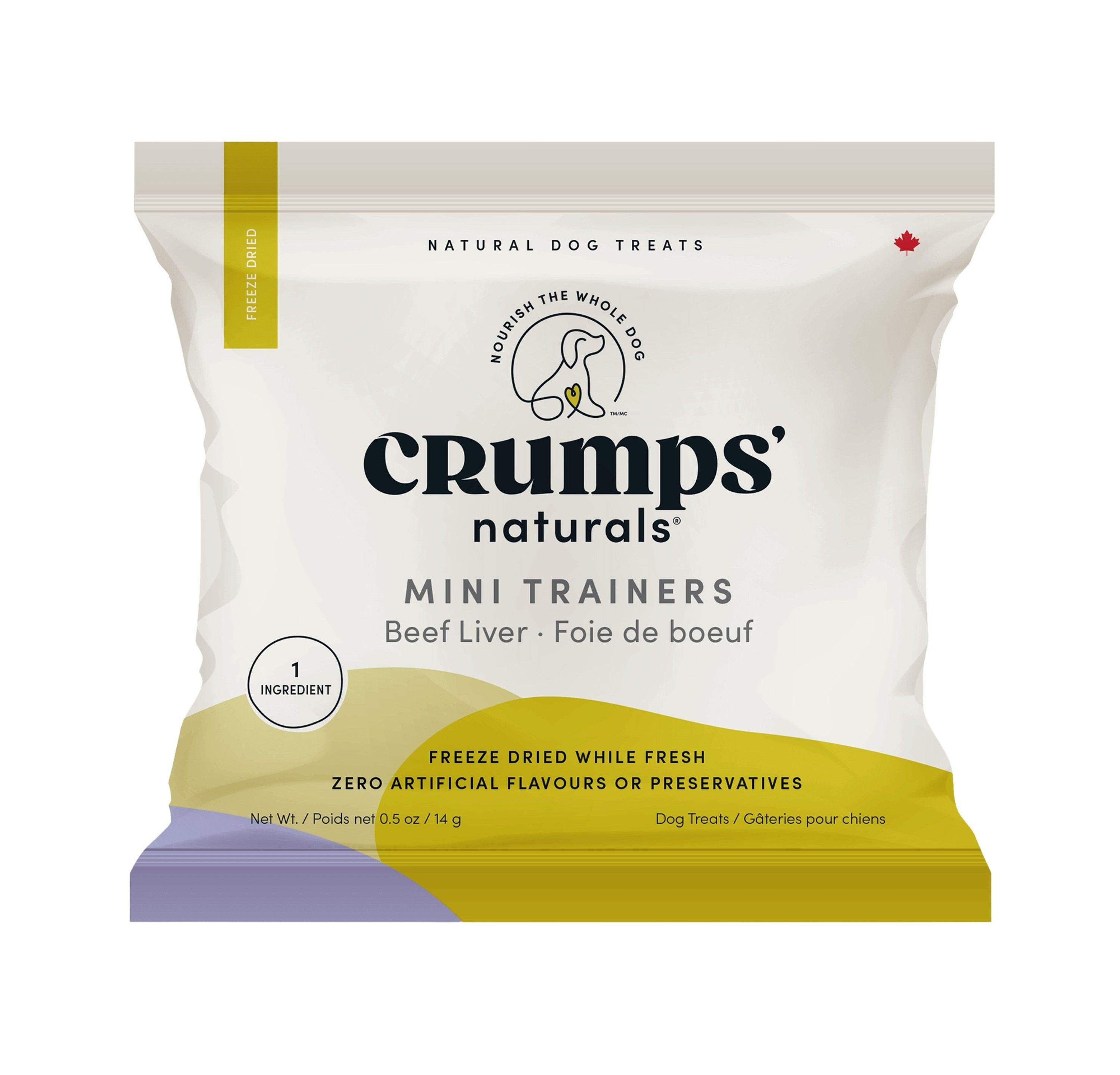 Crump's naturals -Mini bouchées d'entraînement foie de boeuf