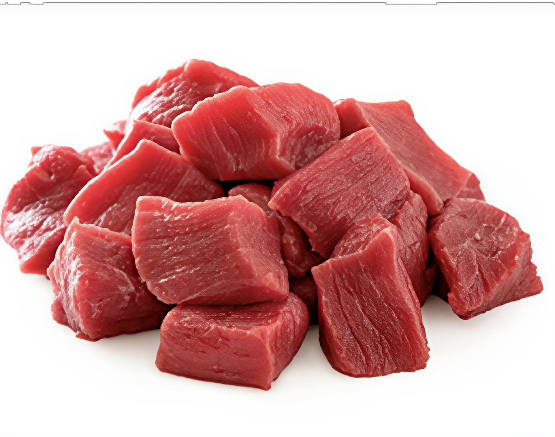 Beef Stew Meat 6.50 per pound. Packages start at 1LB