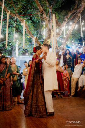 Intimate home wedding in Goa Diwar island