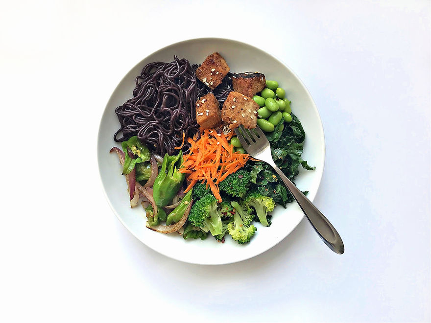 Bowl Bulgogi Tofu Ramen Shishito Kale Broccoli Edamame Fork Bowl.jpeg