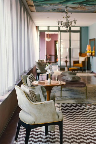 Hotel lobby seating