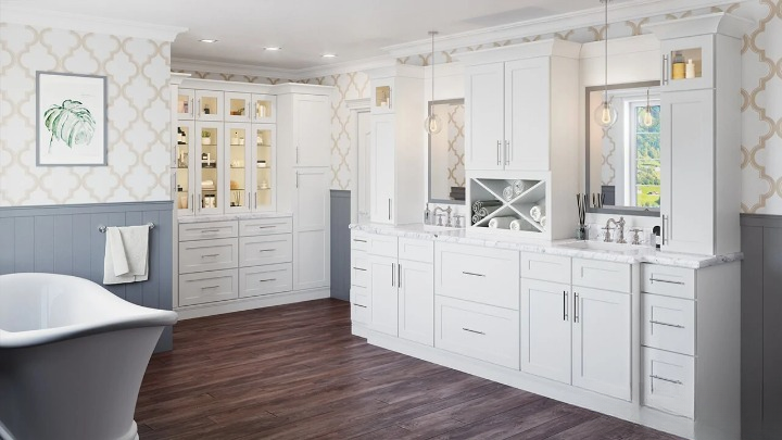 Thumbnail: Beveled White 45 °