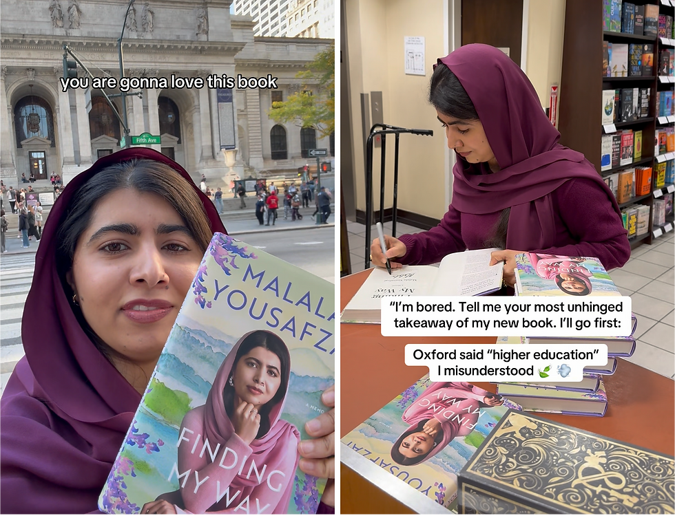 Malala Yousafzai uses TikTok trends to reach and engage with new fans