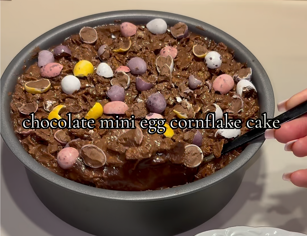 The viral Mini Egg crunch cake everyone's talking about on TikTok and social media
