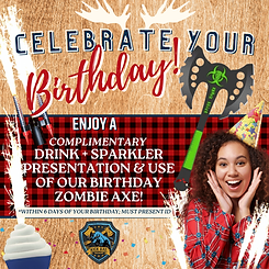 KICK AXE BIRTHDAY PROMO