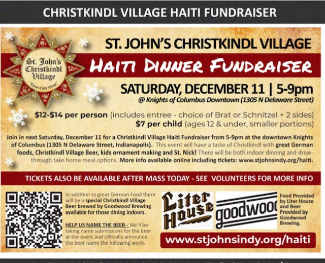 Christkindl - Haiti Fundraiser Dinner