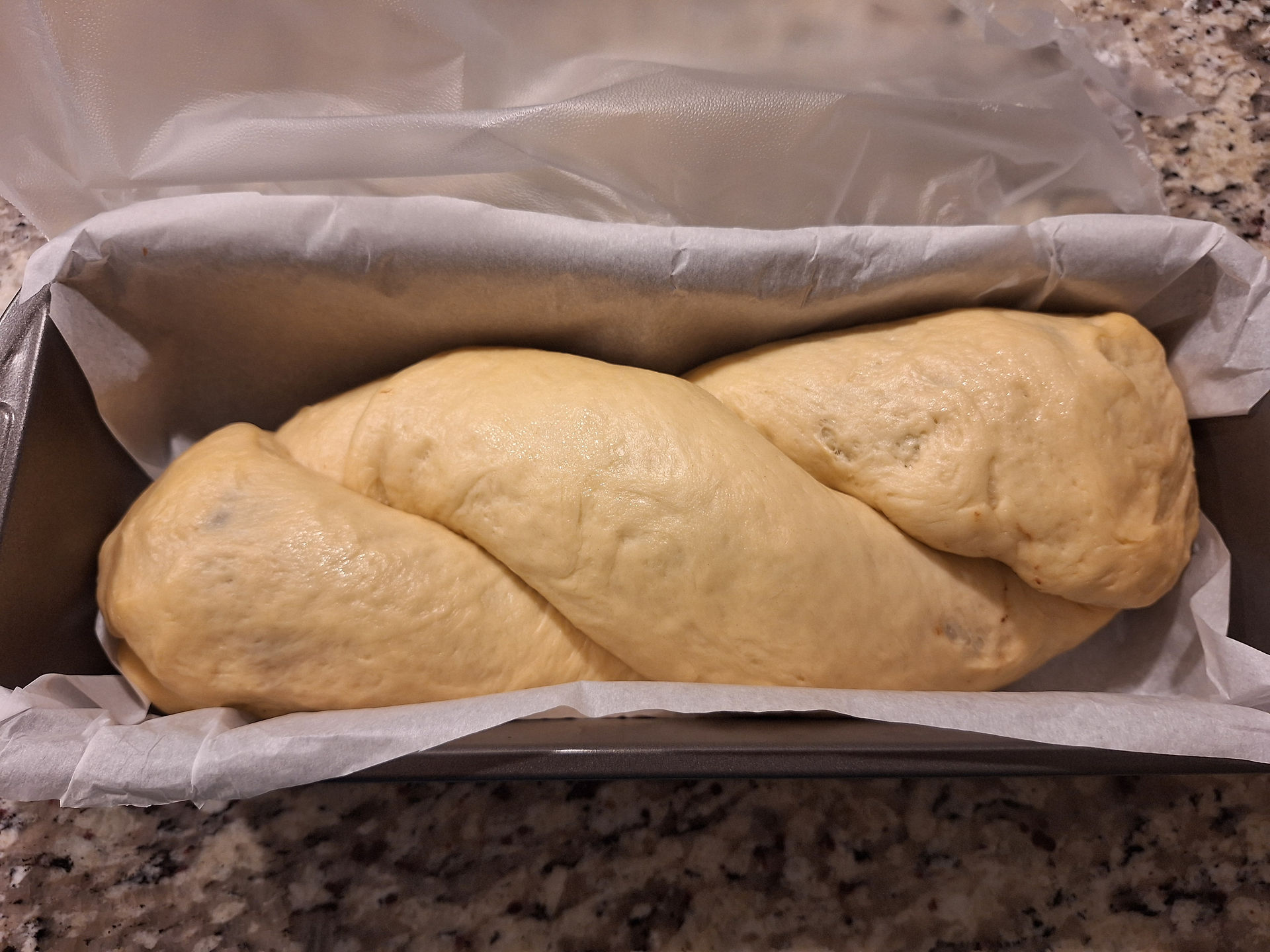 Cover and let the dough rise for 1-2 hours, until puffy.