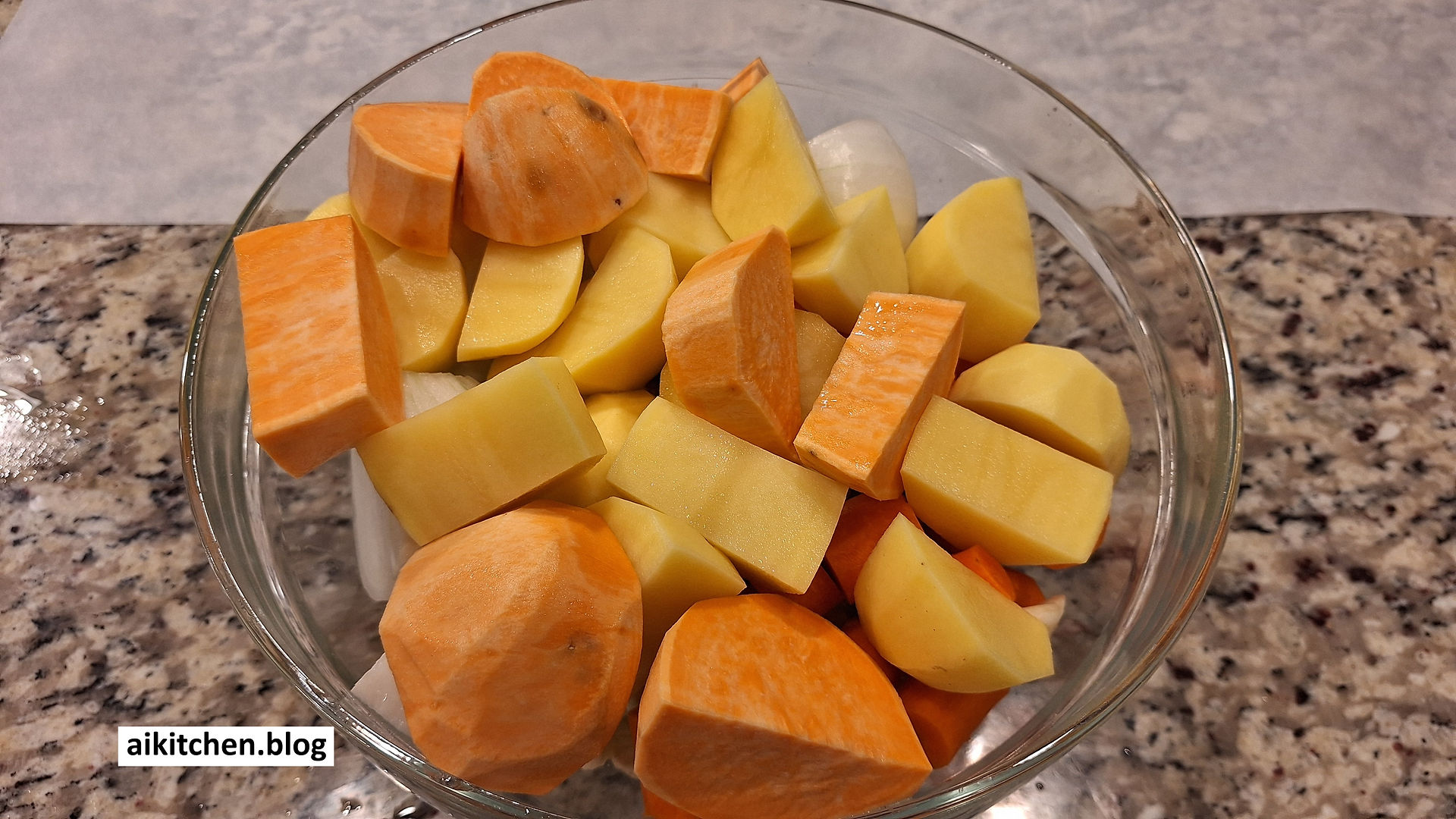 Prep vegetables.