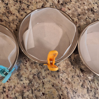 Preheat oven to 350°F (175°C). Grease and line three 6-inch cake pans with parchment paper.