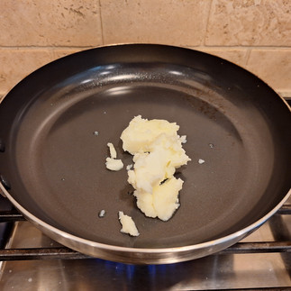 Heat beef tallow (or oil) in a wide skillet over medium to medium-high heat until it reaches 170–180°C (340–355°F). Fry half the patties 3–4 minutes per side until deeply golden and cooked through. Transfer to paper towels to drain.