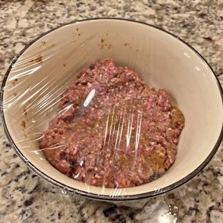 In a large bowl, mix all ingredients by hand until well combined. Do not overmix—just until the ingredients come together evenly.