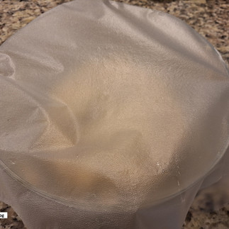 Transfer dough to a greased bowl, cover, and let rise in a warm spot for about 1 to 1½ hours, or until doubled.