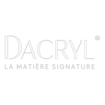 Logo de Dacryl, expert en conception de panneaux décoratifs en cristal de synthèse pour des projets architecturaux et décoratifs.