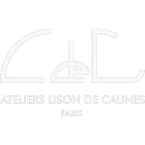 Logo des Ateliers Lison de Caunes, experts en marqueterie de paille et décoration haut de gamme.
