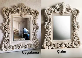 klasik ayna modeli, lüks ayna modeli