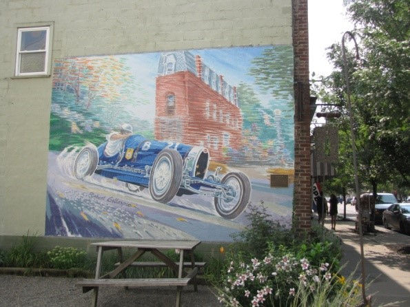 Robert Gillespie Mural in Watkins Glen