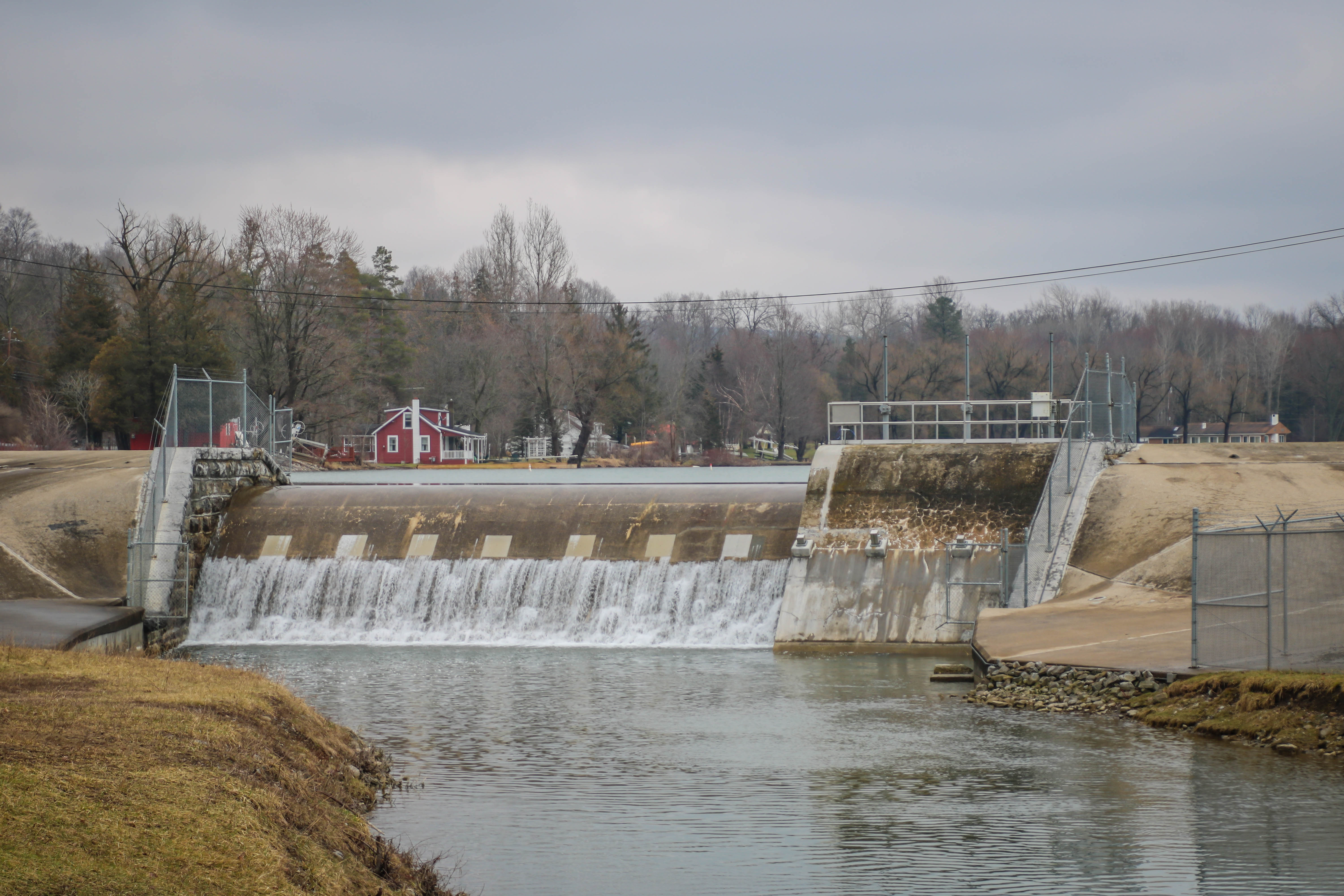 Dam at Otisco Lake