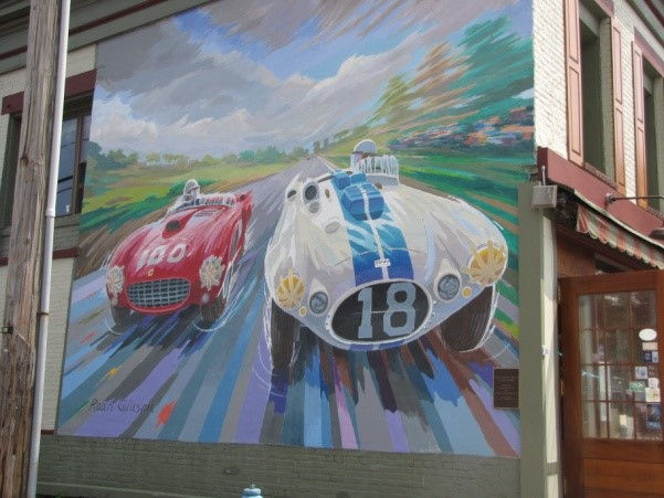 Robert Gillespie Mural in Watkins Glen