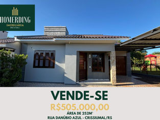 Residência na Rua Danúbio Azul - Crissiumal/RS