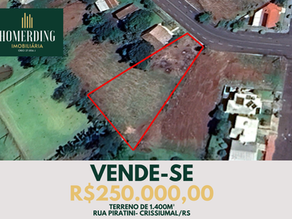 Terreno na Rua Piratini - Crissiumal/RS