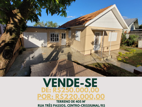 Residência na Rua Três Passos - Crissiumal/RS