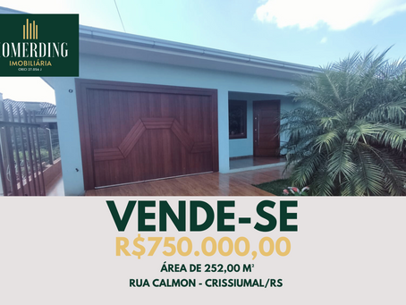 Residência na Rua Calmon - Crissiumal/RS