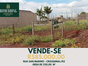 Terreno na Rua San Marino - Crissiumal/RS