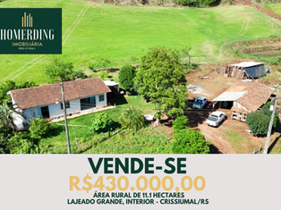 Área de terras no Lajeado Grande - Crissiumal/RS