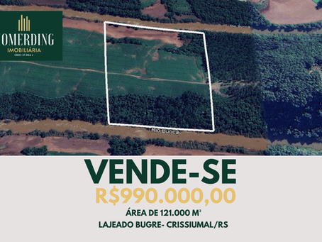 Área de terras em Lajeado Bugre - Crissiumal/RS
