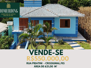 Residência na Rua Piratini - Crissiumal/RS