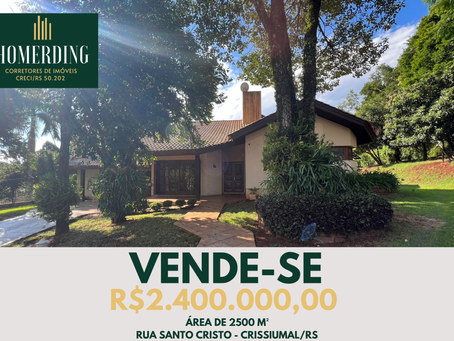 Residência na Rua Santo Cristo - Crissiumal/RS