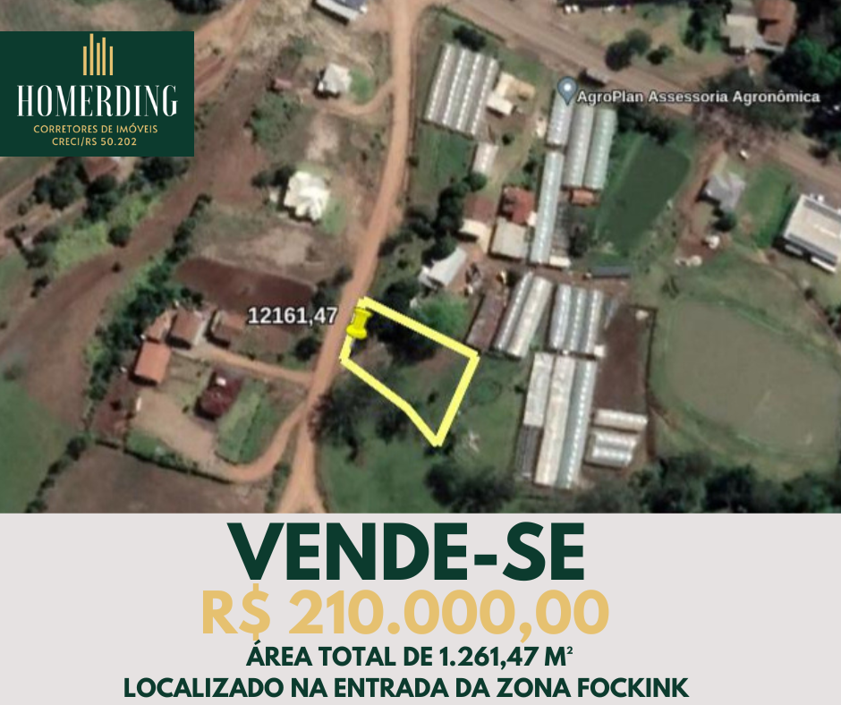 Terreno na Zona Fockink - Crissiumal/RS