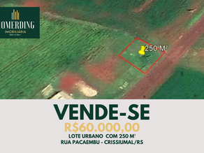Terreno na Rua Pacaembu - Crissiumal/RS