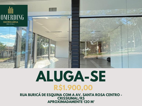 Sala Comercial na Rua Buricá de Esquina com a Av. Santa Rosa- Crissiumal/RS
