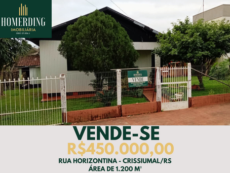 Residência na Rua Horizontina - Crissiumal/RS