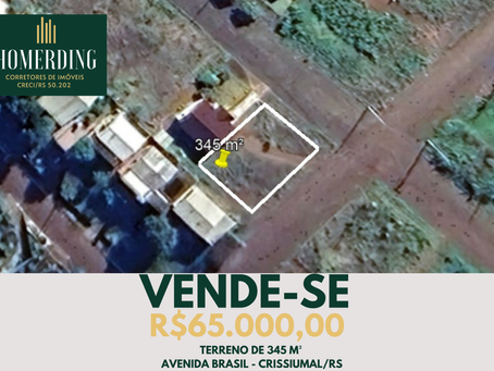 Terreno na Avenida Brasil - Crissiumal/RS