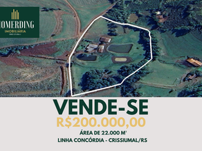 Chácara na Linha Concórdia - Crissiumal/RS