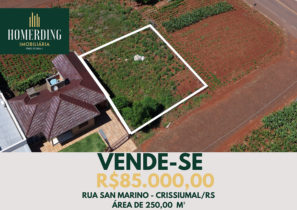 Terreno na Rua San Marino - Crissiumal/RS