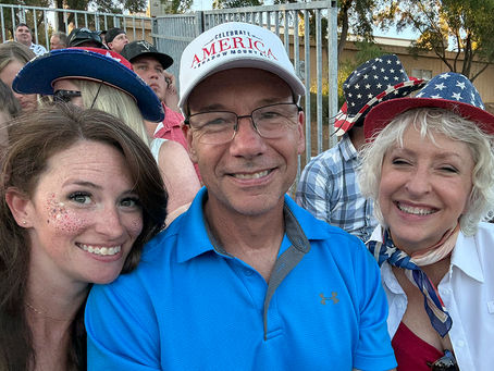 family at Independence Day celebration