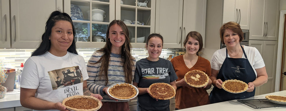 teaching pie baking