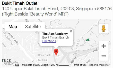 The Ace Academy - Bukit Timah Outlet