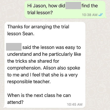 IP English Testimonial