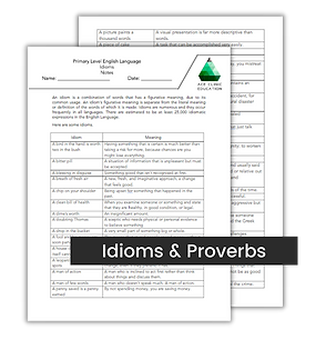 English Idioms and Proverbs