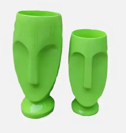 Green indoor planters