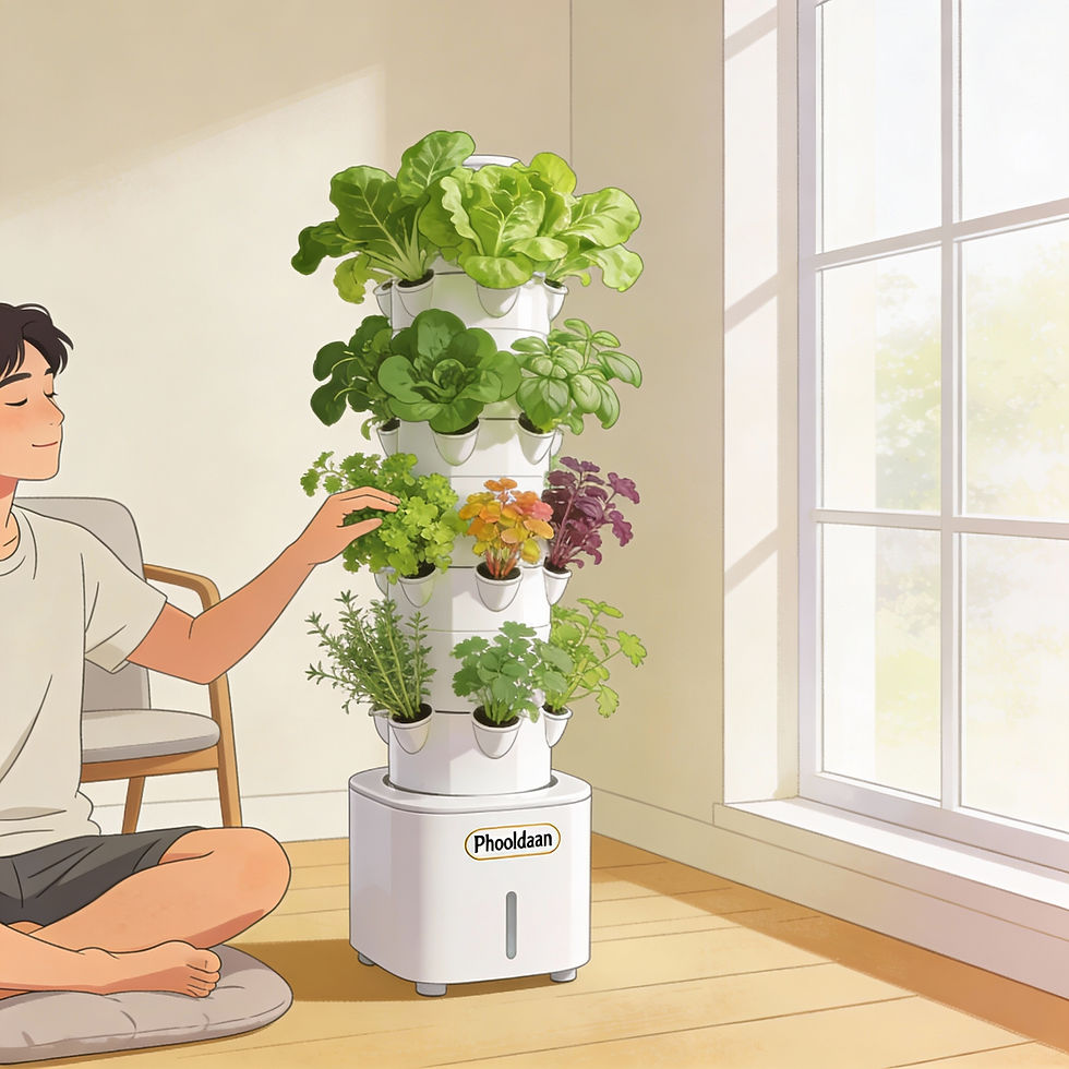 Aeroponic Towers as Air Purifiers for Improved Air Quality