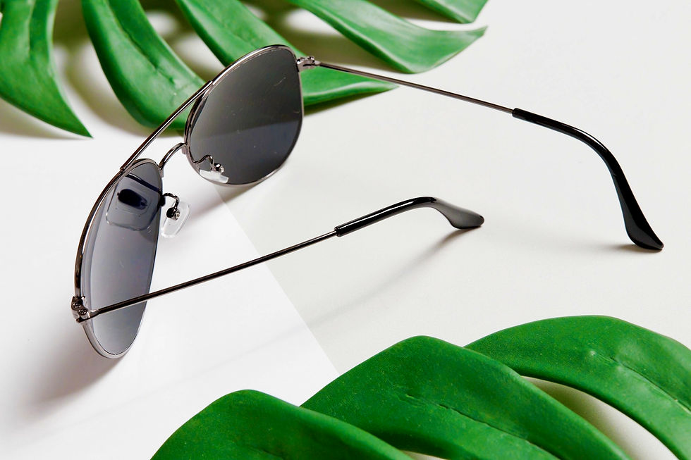 Miniatura: Aviador clássico preto unissex