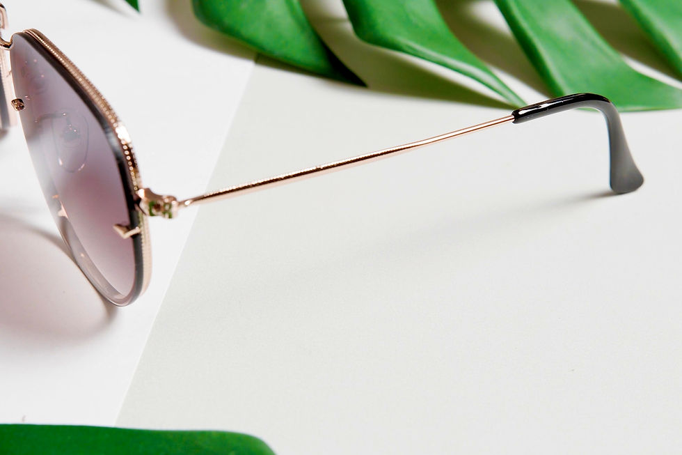 Miniatura: Hexagonal premium dourado unissex